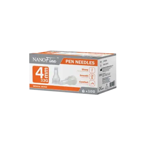 Nanofine Pen Needles 100s 4mm