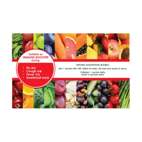 V-Infinity Oxxymax With Mixed Fruits, Oxxynea And Careflow 10g 20s