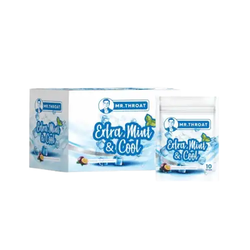 Mr. Throat Extra Mint & Cool Passion Drops (Fruit Flavour) 10s