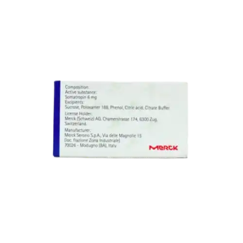 Saizen Somatropin Liquid 6mg (5.83mg/ml) Solution for Injection 1 Pen (Box)
