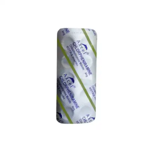 Axcel Chlorpheniramine 4mg Tablet 10s (strip)