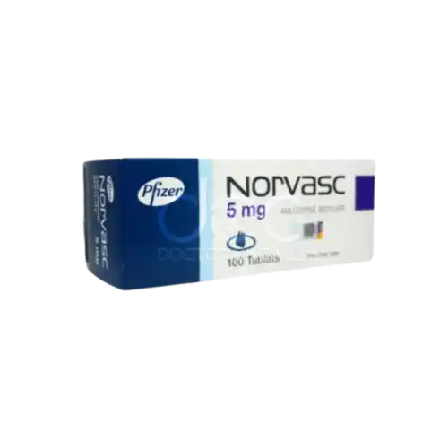 Norvasc (Amlodipine) 5mg Tablet 100s (Box)