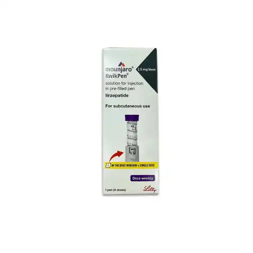 Mounjaro (Tirzepatide) 2.5mg/dose KwikPen Solution for injection in pre-filled pen 1 pen