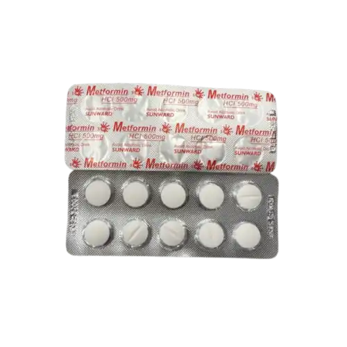 Sunward Metformin 500mg Tablet 10s (Strip)