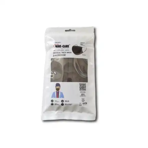 Nine Care 3Ply Face Mask Adult 10s Airy Blue