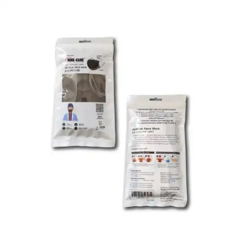 Nine Care 3Ply Face Mask Adult 10s Airy Blue