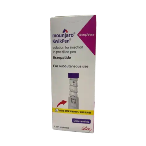 Mounjaro (Tirzepatide) 10mg/dose KwikPen Solution for Injection in Pre-filled Pen 1 Pen
