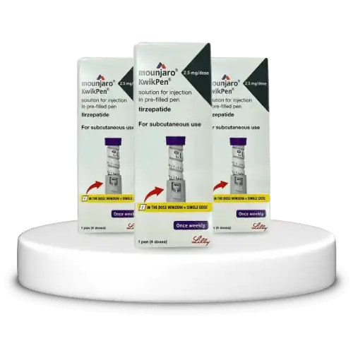 Mounjaro (Tirzepatide) 2.5mg/dose KwikPen Solution for injection in pre-filled pen 1 pen