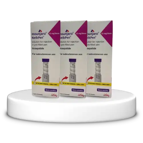 Mounjaro (Tirzepatide) 10mg/dose KwikPen Solution for Injection in Pre-filled Pen 1 Pen