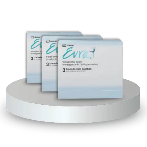 Evra (Norelgestromin + Ethinylestradiol) 6mg/600mcg Transdermal Patch 3s (Box)
