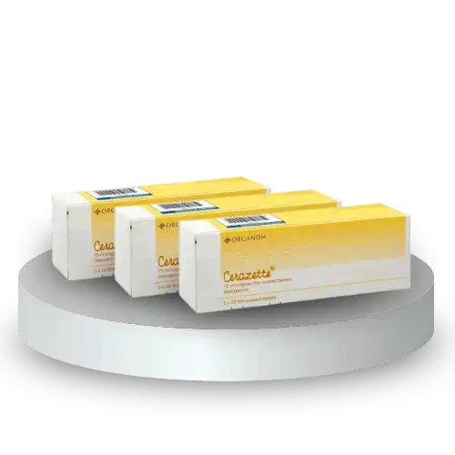 Cerazette (Desogestrel) 75mcg Tablet 28s (Strip)