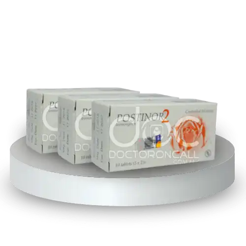 Postinor-2 (Levonorgestrel) 0.75mg Tablet 2s (Strip)