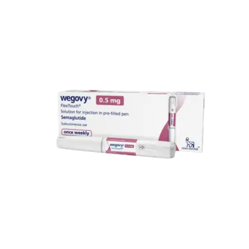 Wegovy (Semaglutide) FlexTouch 0.5mg/0.5ml Solution For Injection In Pre-filled Pen 1 pen (Box)