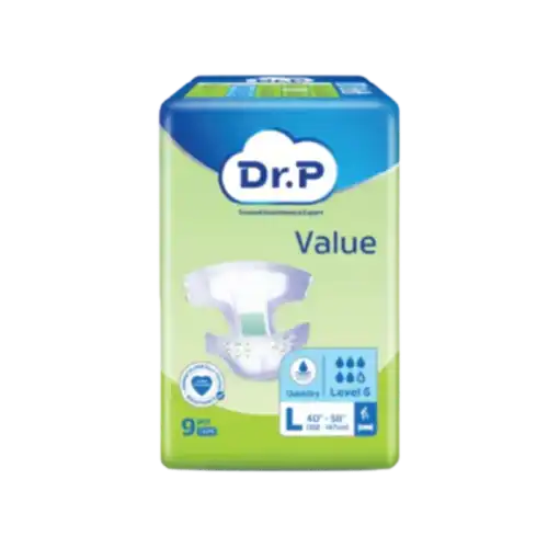 Dr.P Tape Value Adult Diaper 10s (M)