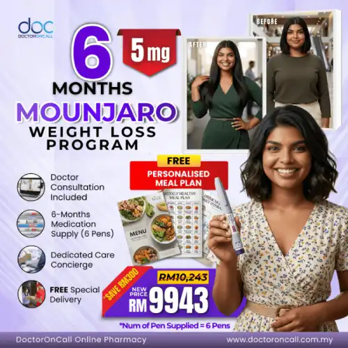 Mounjaro Weight Loss Program (Clinician Guided) 2.5 mg (1 Month)