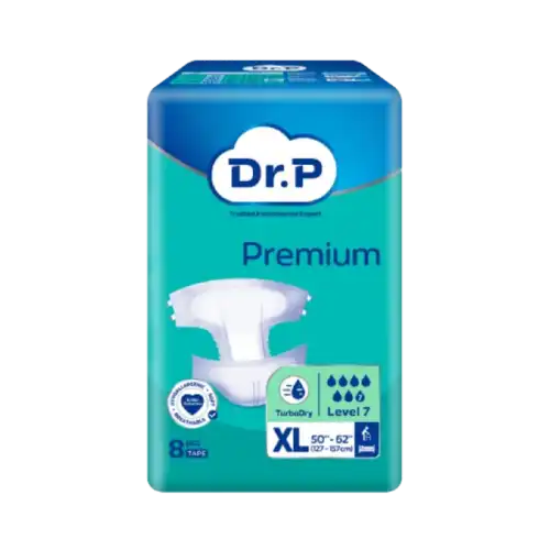 Dr. P Premium Tape Adult Diaper 10s (M)
