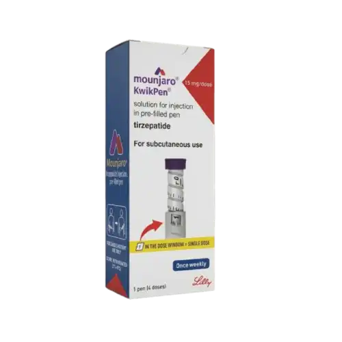 Mounjaro (Tirzepatide) 15mg/dose KwikPen Solution for Injection in Pre-filled Pen 1 Pen