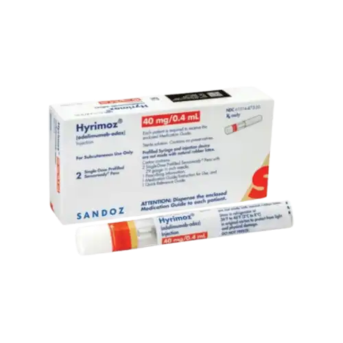 Hyrimoz 40mg/0.4ml Injection In Pre-Filled Syringe 2 Pens (Box)
