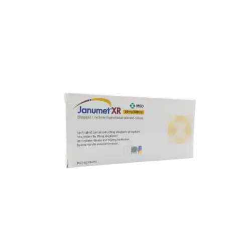 Janumet XR (Metformin + Sitagliptin) 50/500mg Tablet 56s (Bottle)
