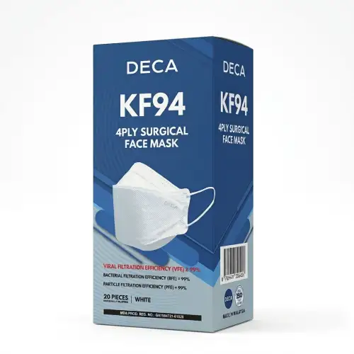Deca KF94 Face Mask (White) 20s