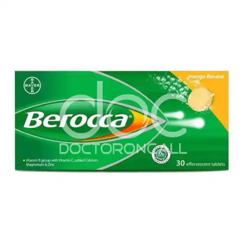 Berocca Effervescent Tablet 30s Orange