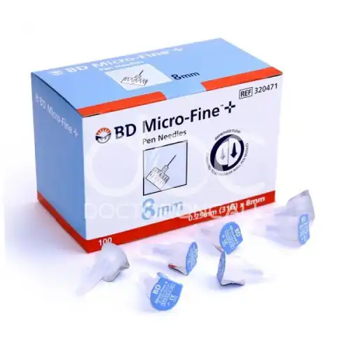 BD Micro Fine Pen Needles 31G x 8mm 100's