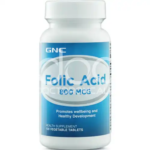 GNC Folic Acid 800mcg Tablet 100s