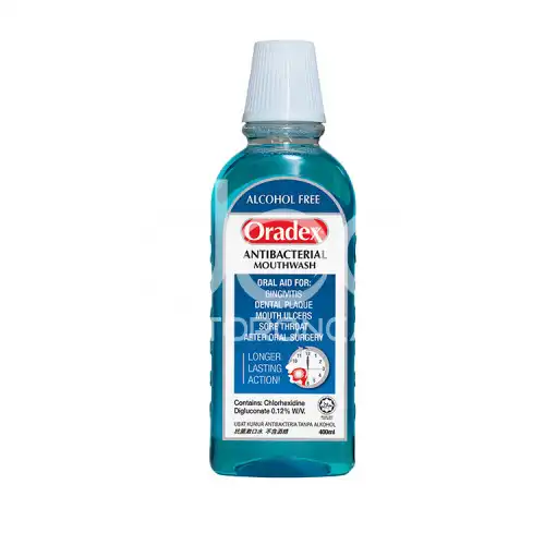 Oradex Antibac mouthwash 400ml