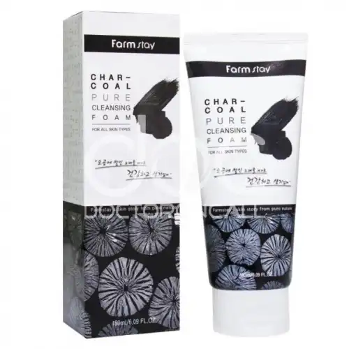 Farm Stay Char-Coal Pure Cleansing Foam 180ml