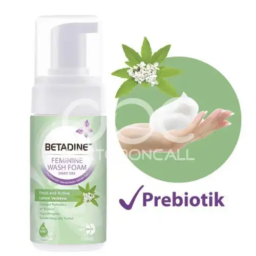 Betadine Femine Wash Form Daily Use 100ml Gentle Protection