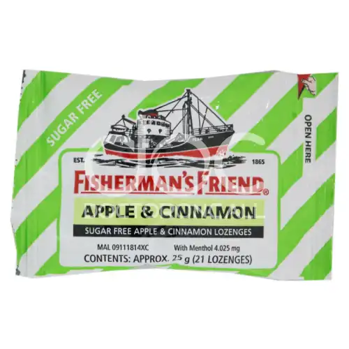 Fisherman's Friend Sugar Free Apple & Cinnamon Lozenges 25g