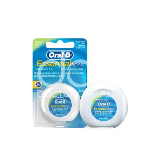 Oral B  Essential Mint Waxed Dental Floss (50m) 1s