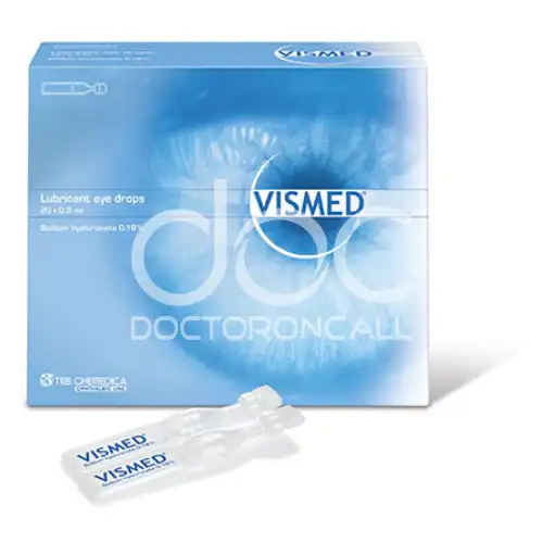 Vismed Eye Drops 0.18% 0.3mL (Vials) 20s