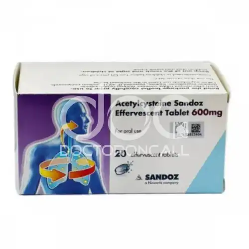 Sandoz Acetylcysteine 600mg Tablet 2s (Strip)