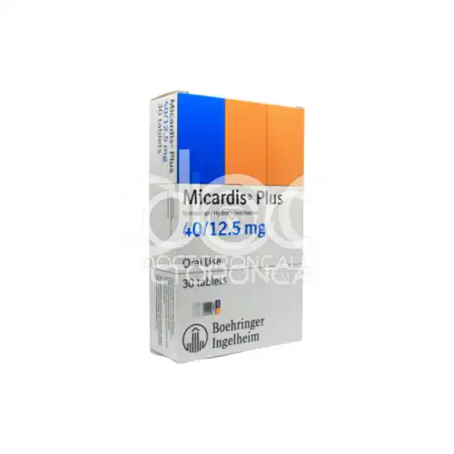 Micardis Plus (Hydrochlorothiazide + Telmisartan) 40/12.5mg Tablet 10s (Strip)