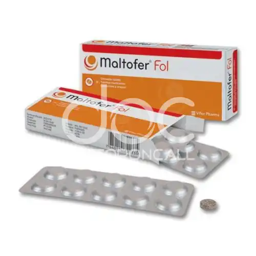 Maltofer Plus Folic Acid Chewable Tablet 30s