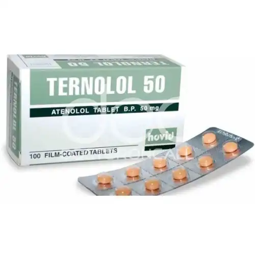 Ternolol (Atenolol) 50mg Tablet 10s (Strip)