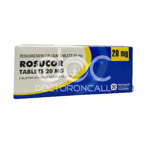 Rosucor (Rosuvastatin) 20mg Tablet 30s (Box)