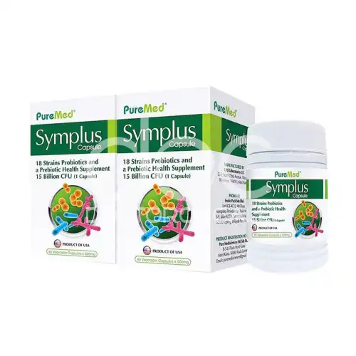 Puremed Symplus Prebiotic + Probiotic Capsule 45s x2
