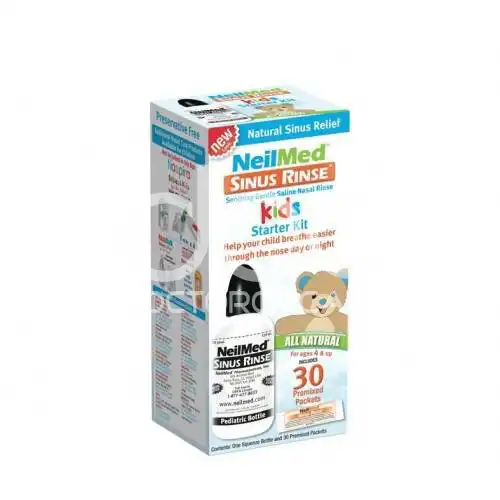 Neilmed Sinus Rinse Kids Kit Premixed 1 Kit + 30 Premixed Packets (Box)