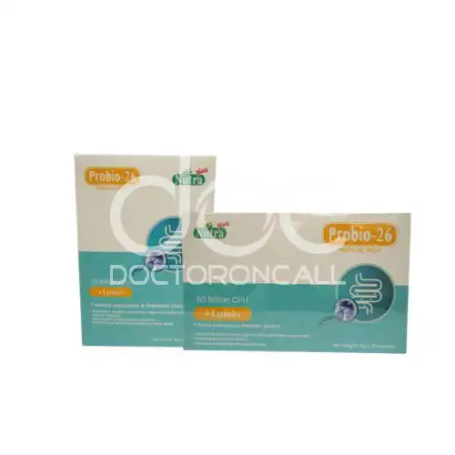 Nutraplus Probio-26 50Billion CFU + Lutein  30s x2 Free 10s x2