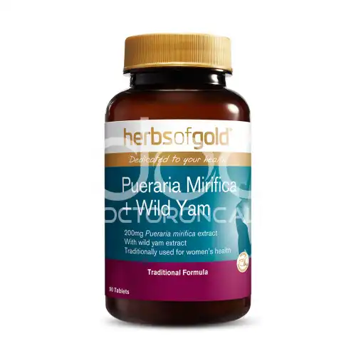 Herbs Of Gold Pueraria Mirifica Plus Wild Yam Tablet 90s