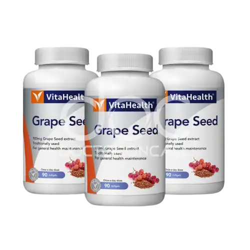 Vitahealth Grape Seed Softgels 90s x3