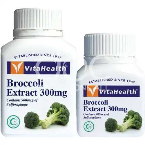 VitaHealth Broccoli Extract 300mg Capsule 60s + 30s
