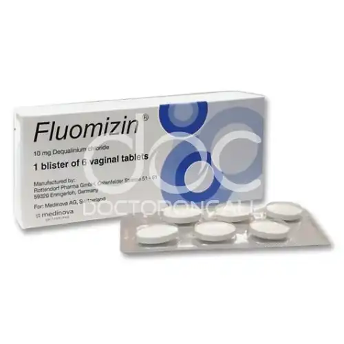 Fluomizin (Dequalinium) 10mg Vaginal Tablet 6s