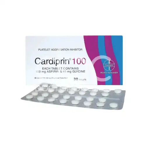 Cardiprin (Aspirin/Acetylsalicylic Acid + Glycine) 100 Tablet 90s