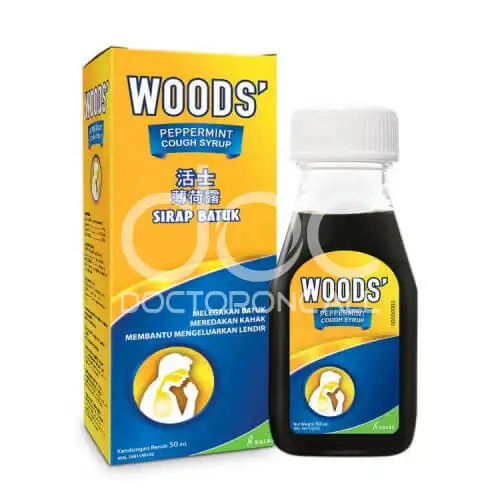 Woods Peppermint Cough Syrup Adult 100ml
