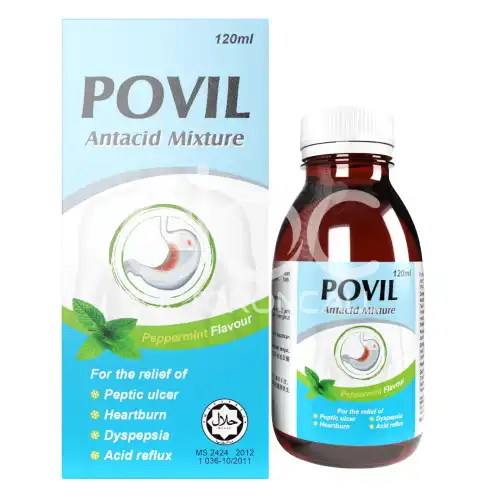 Winwa Povil Antacid Mixture 100ml