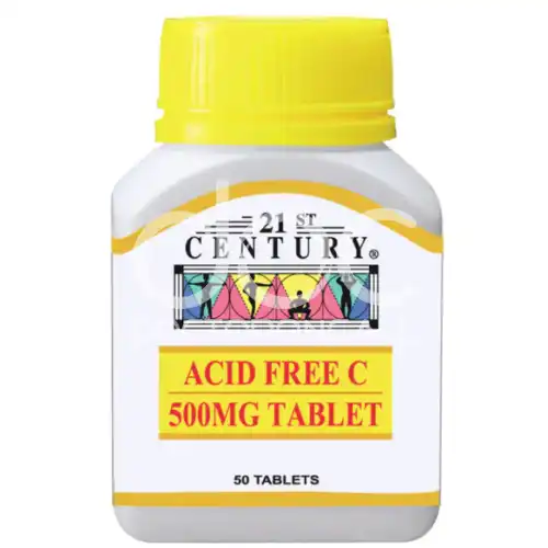 21st Century Acid Free C 500mg Tablet 50s