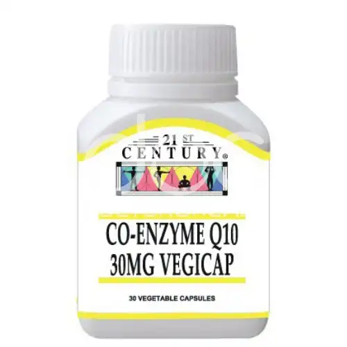 21st Century Co-Enzyme Q10 30mg Vegecap 30s